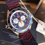 Swiss Grade Tag Heuer Men's Formula 1 Chronograph Watch Blue Nylon Strap